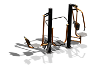 Уличный тренажер "Жим ногами Шагомер Жим от груди" УТ333 в Кабардино-Балкарской Республике