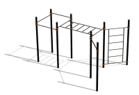 Спортивный комплекс воркаут ВС-117 в Кабардино-Балкарской Республике