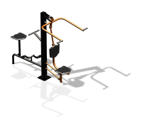 Уличный тренажер "Верхняя тяга Вело" УТ340 в Кабардино-Балкарской Республике