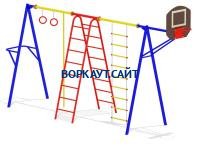 Гимнастический комплекс с баскетбольным щитом МАФ 3001 в Кабардино-Балкарской Республике