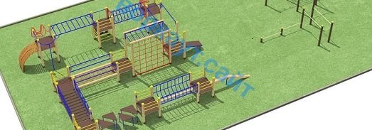Проект спортплощадки с полосой препятствий в Кабардино-Балкарской Республике