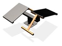 Уличный тренажер  "Скамья для пресса двойная"   УТ213 в Кабардино-Балкарской Республике