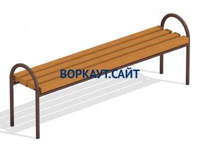 Лавочка парковая МАФ 1603 в Кабардино-Балкарской Республике