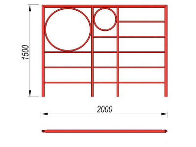Шведская стенка с кольцами МАФ 3502 в Кабардино-Балкарской Республике