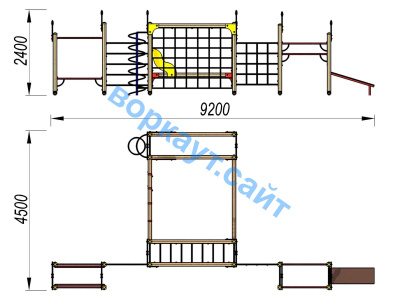 Детский спортивный комплекс ДСК 3102 в Кабардино-Балкарской Республике