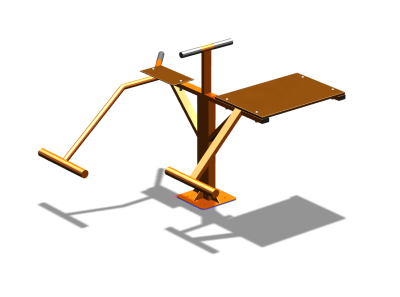 Уличный тренажер "Пресс Гиперэкстензия" УТ327 в Кабардино-Балкарской Республике