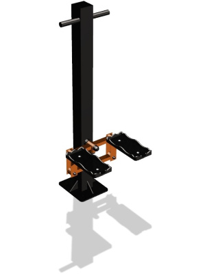 Уличный тренажер "Степпер ручка одинарный" УТ 116 в Кабардино-Балкарской Республике