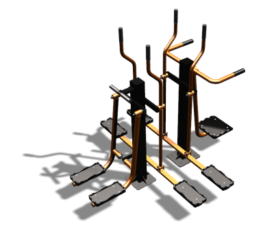 Уличный тренажер "Шпагат Маятник Лыжник двойной" УТ335 в Кабардино-Балкарской Республике