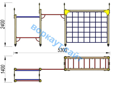 Детский спортивный комплекс Атлет ДСК 3106 в Кабардино-Балкарской Республике