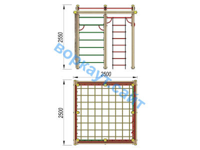 Детский спортивный комплекс ДСК 3110 в Кабардино-Балкарской Республике