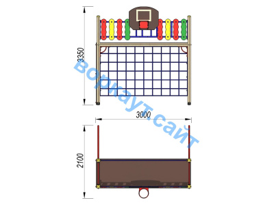Детский спортивный комплекс ДСК 3101 в Кабардино-Балкарской Республике