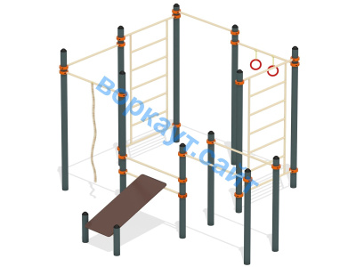 Спортивный комплекс воркаут ВС-47 в Кабардино-Балкарской Республике