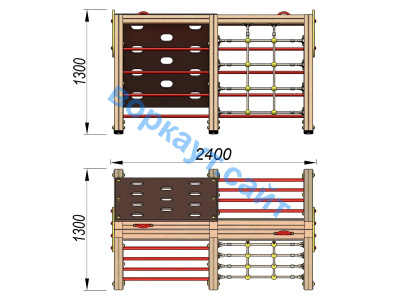 Детский спортивный комплекс ДСК 3203 в Кабардино-Балкарской Республике