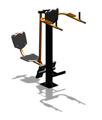 Уличный тренажер "Жим ногами Брусья Пресс" УТ329 в Кабардино-Балкарской Республике