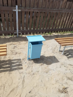 Урна с крышкой МАФ 1631 в Кабардино-Балкарской Республике