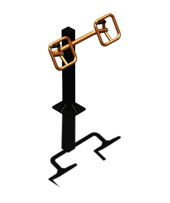 Уличный тренажер "Штурвал одинарный" УТ 122 в Кабардино-Балкарской Республике