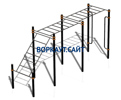 Спортивный комплекс воркаут ВС-190 в Кабардино-Балкарской Республике