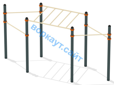 Турник разноуровневый с рукоходом ВС-26 в Кабардино-Балкарской Республике