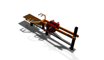 Силовой уличный тренажер  "Жим лежа"  УТ411 в Кабардино-Балкарской Республике