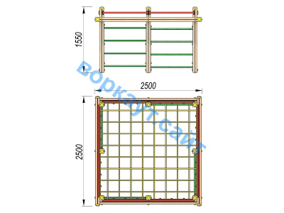 Детский спортивный комплекс ДСК 3109 в Кабардино-Балкарской Республике