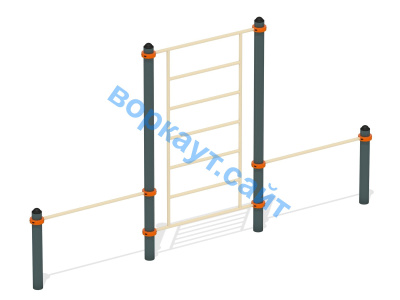 Шведская стенка с перекладинами ВС-13 в Кабардино-Балкарской Республике