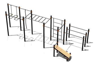 Спортивный комплекс воркаут ВС-77 в Кабардино-Балкарской Республике