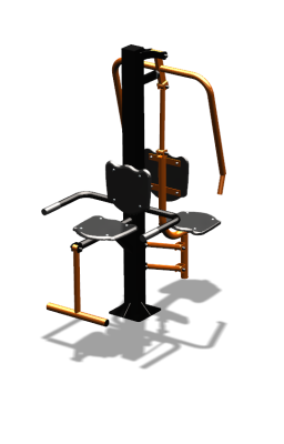 Уличный тренажер "Жим от груди Флекс" УТ324 в Кабардино-Балкарской Республике