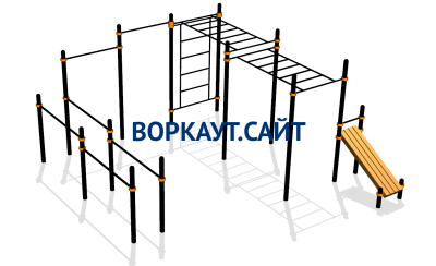 Спортивный комплекс воркаут ВС-109 в Кабардино-Балкарской Республике
