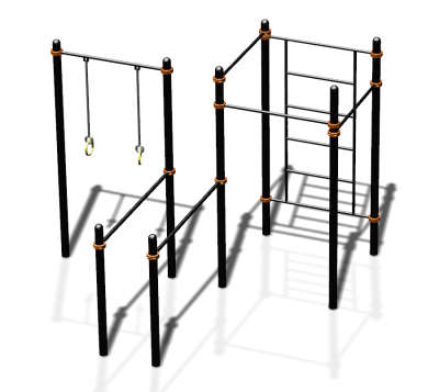 Спортивный комплекс воркаут ВС-110 в Кабардино-Балкарской Республике