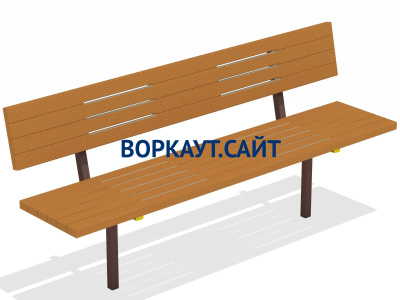 Диван уличный МАФ 1608 в Кабардино-Балкарской Республике