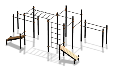 Спортивный комплекс воркаут ВС-100 в Кабардино-Балкарской Республике Спортивный комплекс воркаут ВС-100 в Кабардино-Балкарской Республике