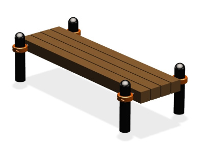 Воркаут скамья ВС-38 в Кабардино-Балкарской Республике