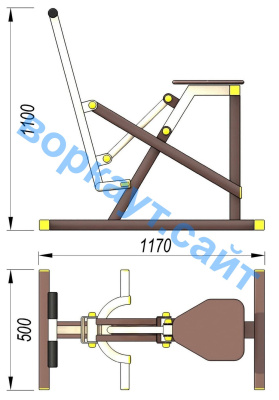 Уличный тренажер "Наездник " УТ 006 в Кабардино-Балкарской Республике Уличный тренажер "Наездник " УТ 006 в Кабардино-Балкарской Республике