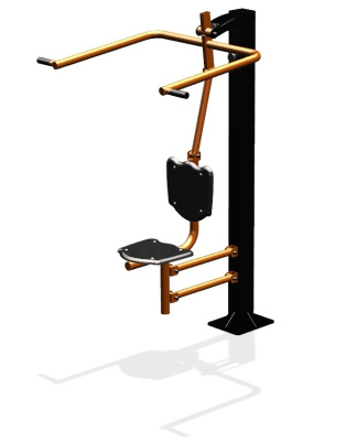 Уличный тренажер "Верхняя тяга одинарный" УТ 114 в Кабардино-Балкарской Республике