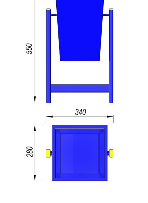Урна МАФ 1630 в Кабардино-Балкарской Республике