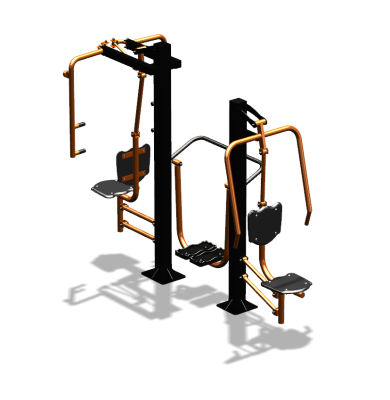 Уличный тренажер "Жим от себя Шагомер Баттерфляй" УТ303 в Кабардино-Балкарской Республике