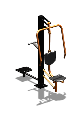 Уличный тренажер "Жим от груди Твистер" УТ328 в Кабардино-Балкарской Республике