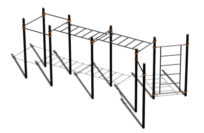 Спортивный комплекс воркаут ВС-118 в Кабардино-Балкарской Республике