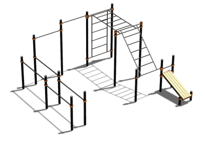 Спортивный комплекс воркаут ВС-146 в Кабардино-Балкарской Республике