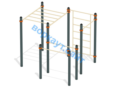 Спортивный комплекс воркаут ВС-48 в Кабардино-Балкарской Республике