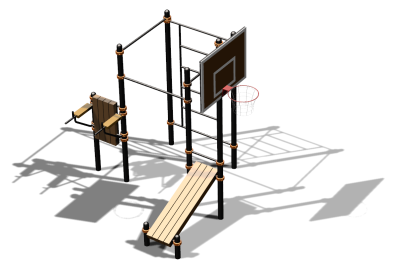 Спортивный комплекс воркаут ВС-155 в Кабардино-Балкарской Республике