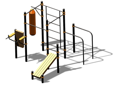 Спортивный комплекс воркаут ВС-93 в Кабардино-Балкарской Республике