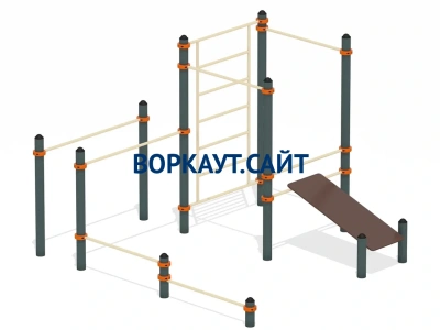Спортивный комплекс воркаут ВС-43 в Кабардино-Балкарской Республике