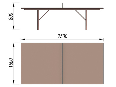Теннисный стол МАФ 3517 в Кабардино-Балкарской Республике