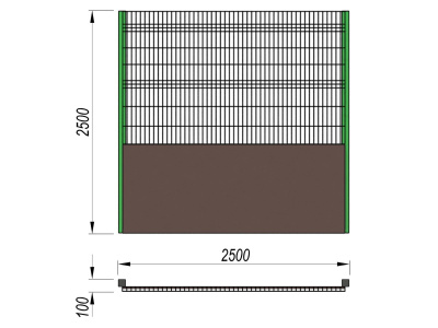Ограждение хоккейной коробки МАФ 5202 в Кабардино-Балкарской Республике