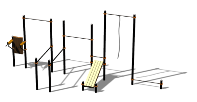 Спортивный комплекс воркаут ВС-90 в Кабардино-Балкарской Республике
