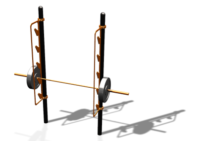 Спортивный комплекс воркаут ВС-84 в Кабардино-Балкарской Республике