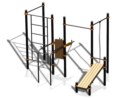 Спортивный комплекс воркаут ВС-145 в Кабардино-Балкарской Республике