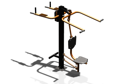 Уличный тренажер "Верхняя тяга Брусья Пресс" УТ339 в Кабардино-Балкарской Республике