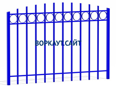 Ограждение спортивной площадки МАФ 5005 в Кабардино-Балкарской Республике